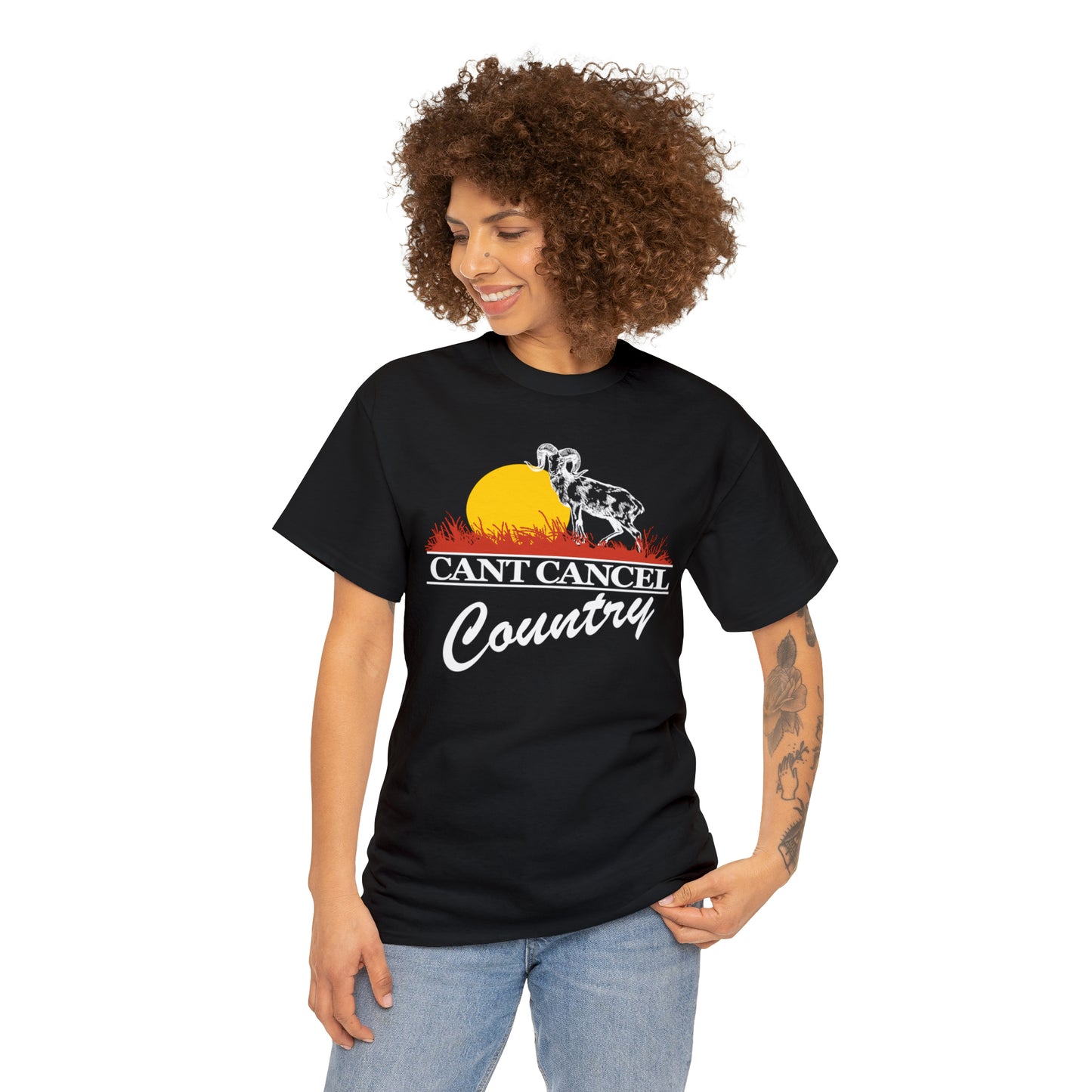 CANT CANCEL COUNTRY Black Outdoor Tee