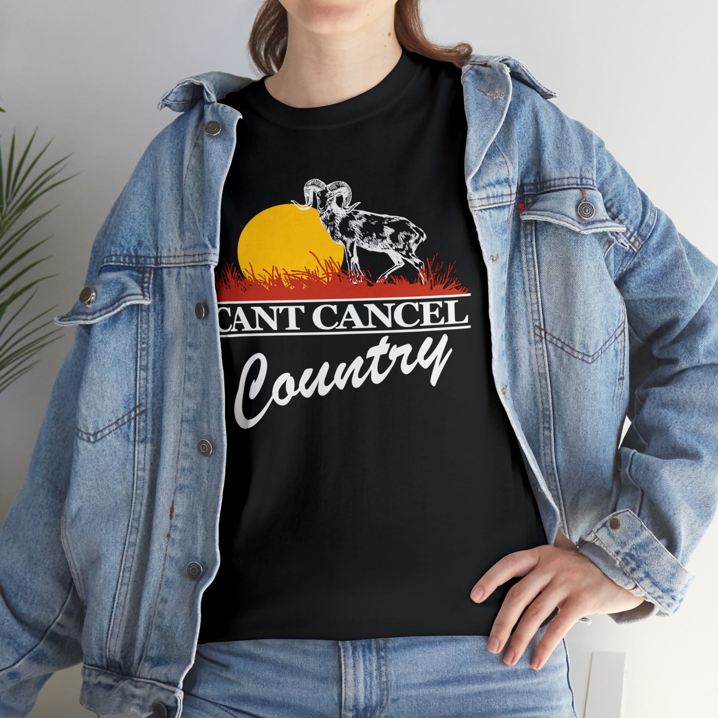 CANT CANCEL COUNTRY Black Outdoor Tee