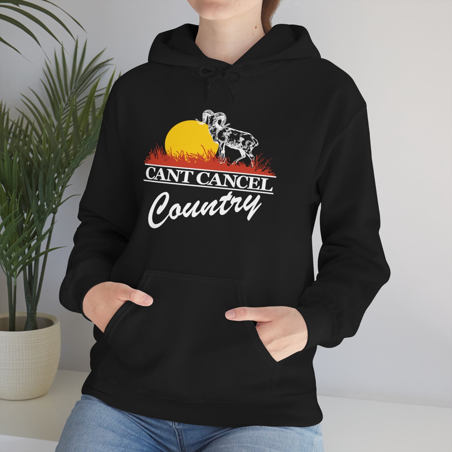 CANT CANCEL COUNTRY Black Outdoor Hoodie