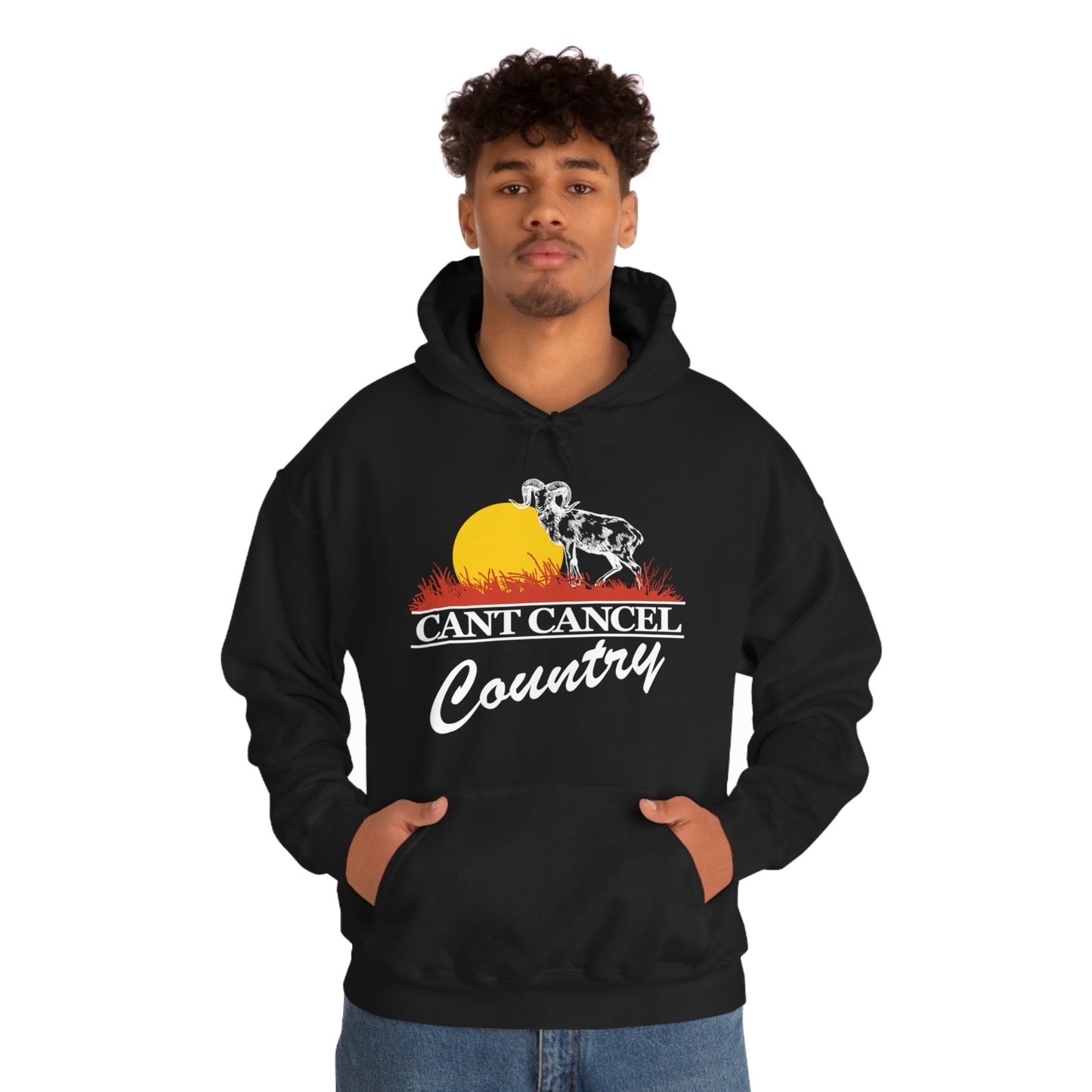 CANT CANCEL COUNTRY Black Outdoor Hoodie