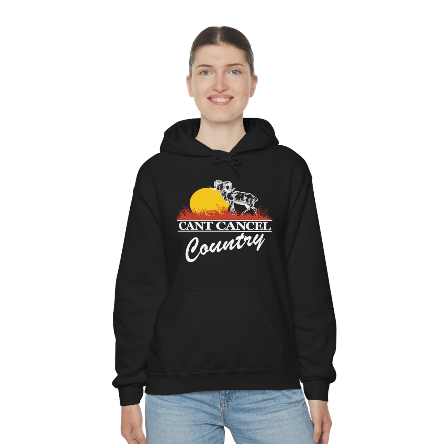 CANT CANCEL COUNTRY Black Outdoor Hoodie