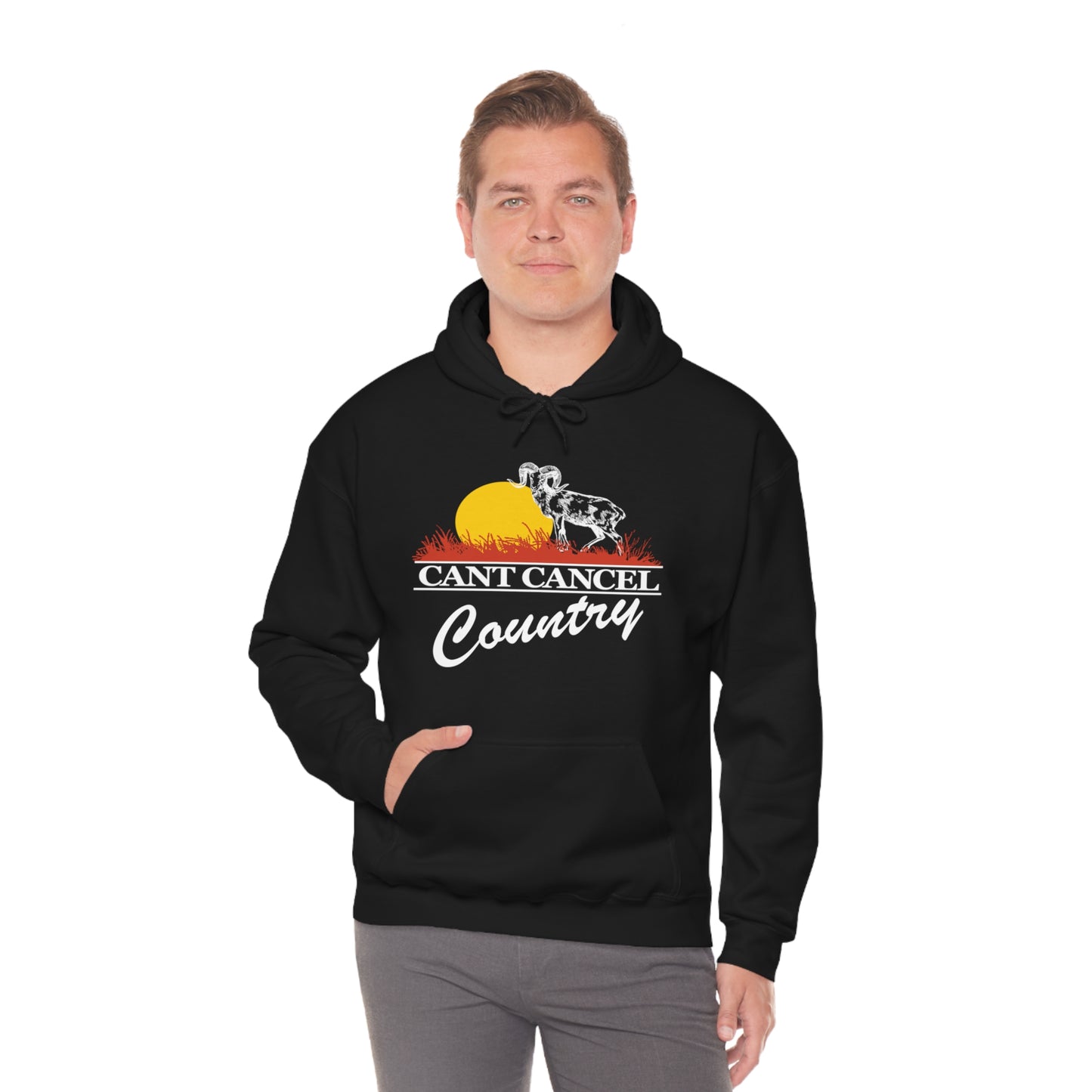 CANT CANCEL COUNTRY Black Outdoor Hoodie