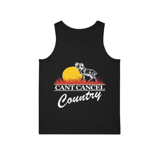 CANT CANCEL COUNTRY Black Outdoor Tanktop