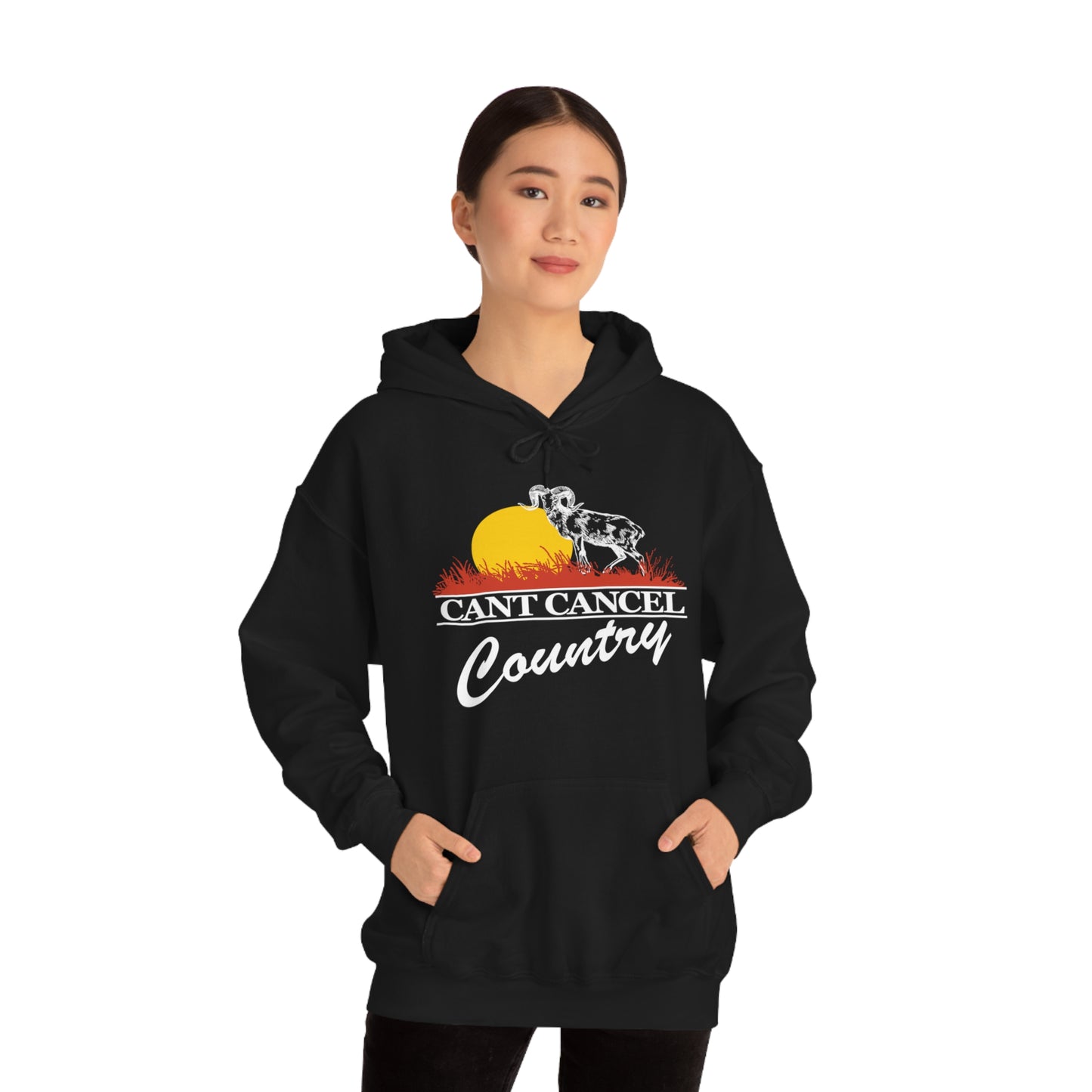 CANT CANCEL COUNTRY Black Outdoor Hoodie