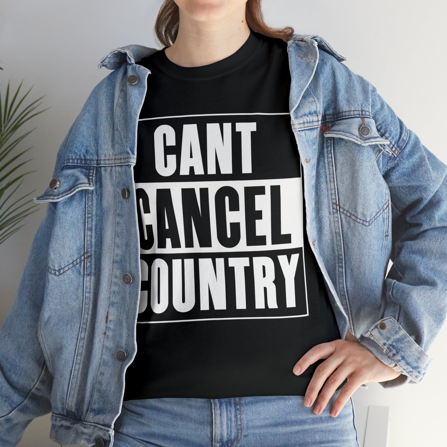 CANT CANCEL COUNTRY Block Tee