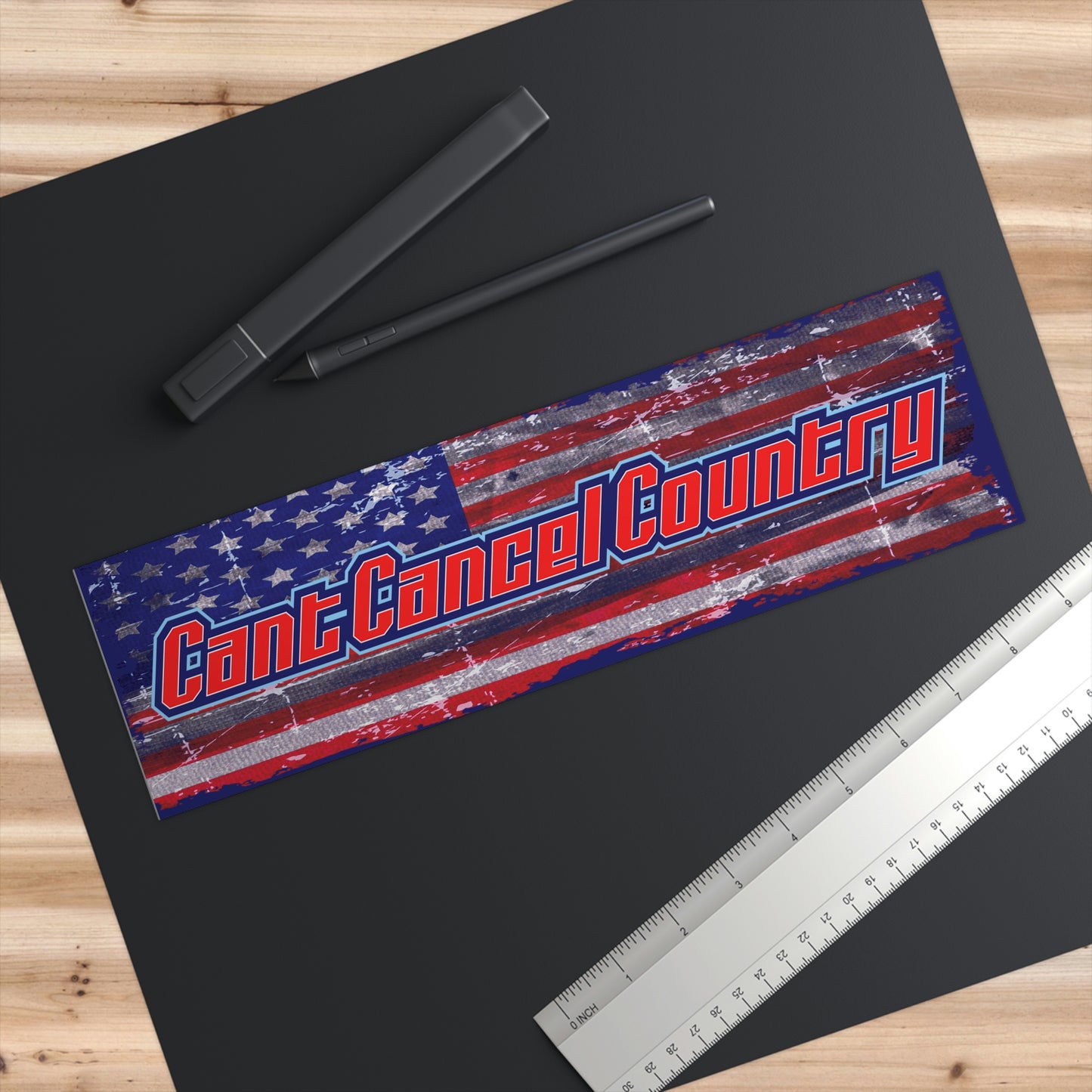 CANT CANCEL COUNTRY America Sticker