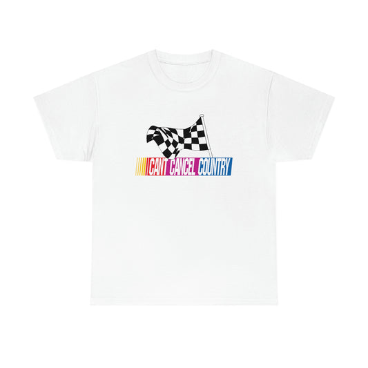 CANT CANCEL COUNTRY White Racer Tee