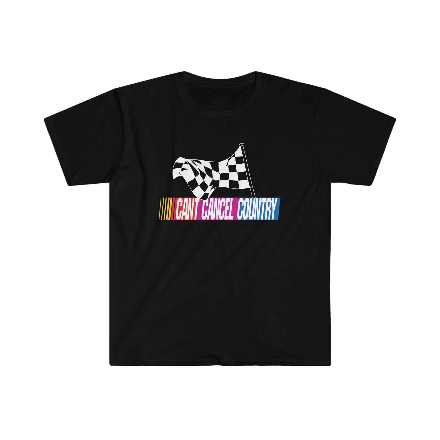 CANT CANCEL COUNTRY Racer Tee Black