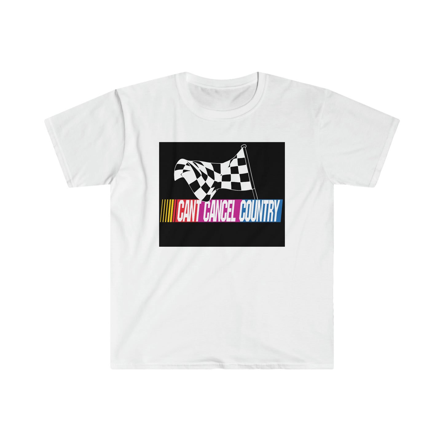 CANT CANCEL COUNTRY Racer Tee Black